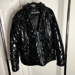 Men’s black bubble coat